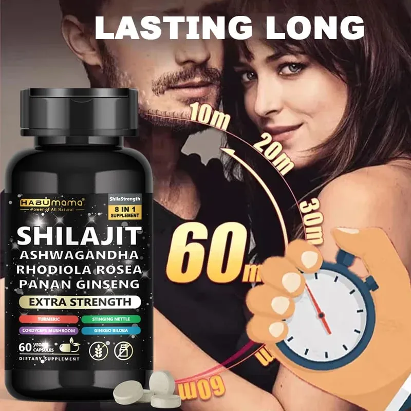 Natural Powerful Male Supplement with Shilajit Ashwagandha & Ginseng Extract — image 1