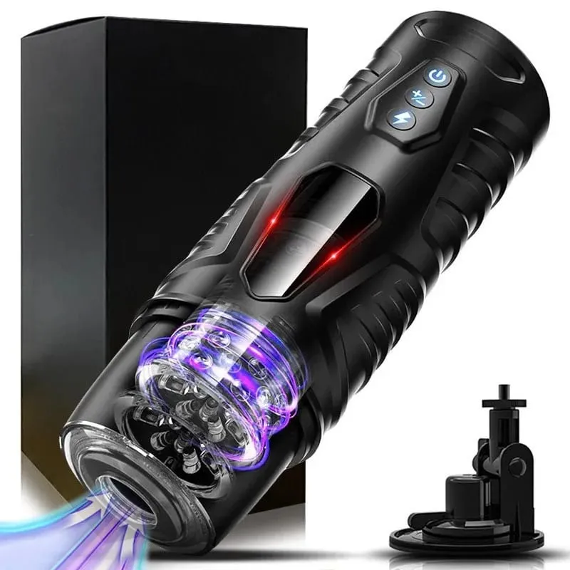 Sex Toys Vagina Masturbation Cup Masturbator Electric Automatic Shaking Sucking Sexy Groans Male Masturbator Pussy Adult Tools — image 1