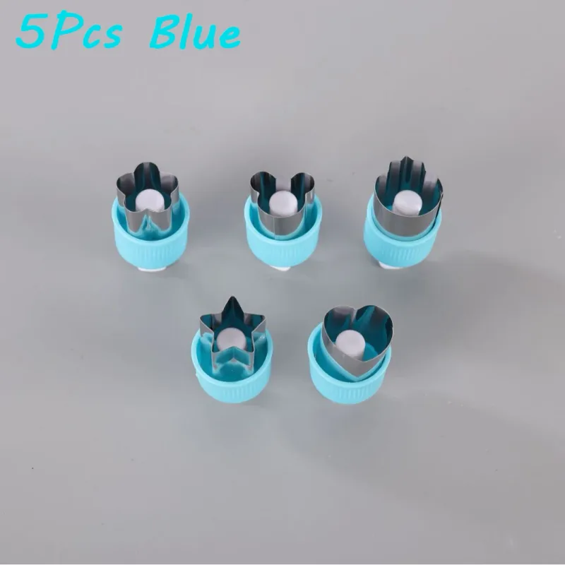 3/5/8Pcs Pressed Fruit Printing Cutting Flower Vegetable Kitchen Embossing Biscuit Cookie Cutting Mold For Kids Lunch Bento Box — image 11