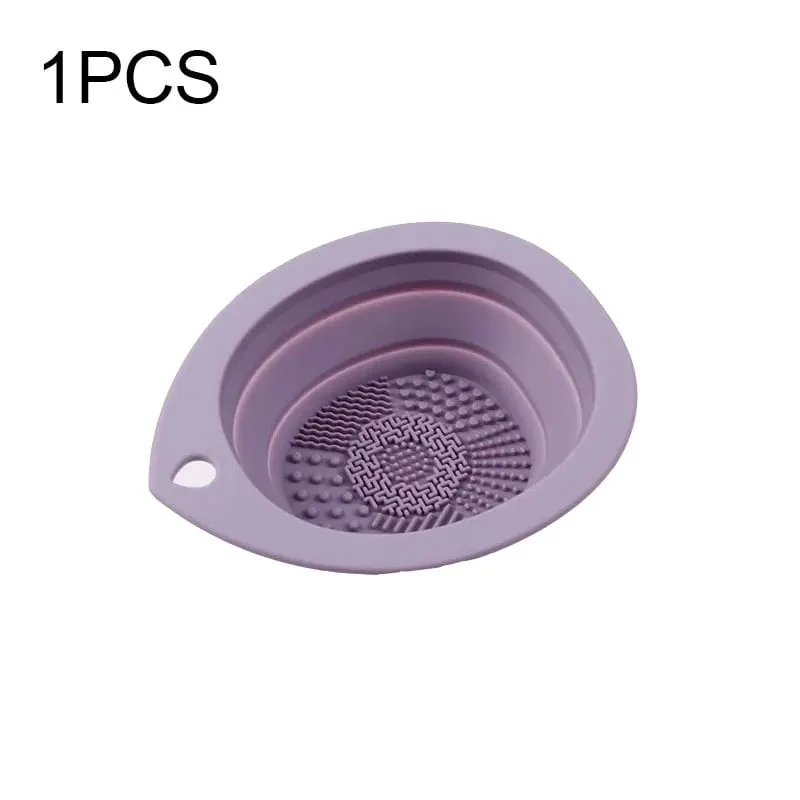 1/2PCS Silicone Makeup Cleaning Mat for Cleaning Makeup Brushes Makeup Brushes Wash Brush Cleaner Tool HZSQJGZ04 — image 8