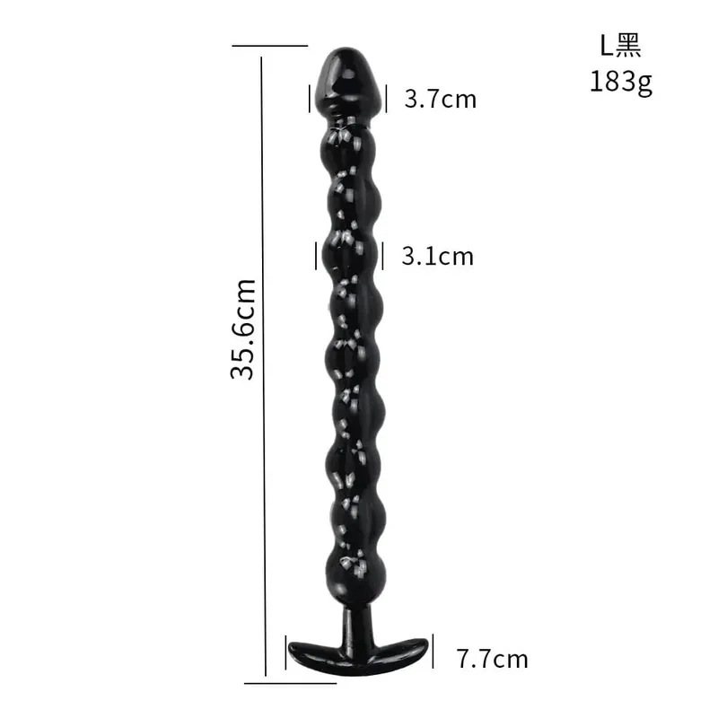 40cm vibrador de vidro pênis artificial pau cristal anal grânulo butt plug massagem próstata masturbar brinquedo sexual para mulheres adultas — image 14