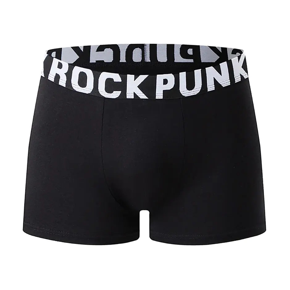 4/10 Piece Set Of Multi-color Men's Underwear Comfortable And Soft Cotton Flat Angle Pants Elastic Waist Sports Base Shorts — image 8