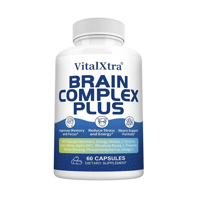 Brain Supplements for Memory and Focus with Bacopa Monnieri Lion's Mane Ginkgo Biloba Mental Clarity & Cognitive Support — image 8