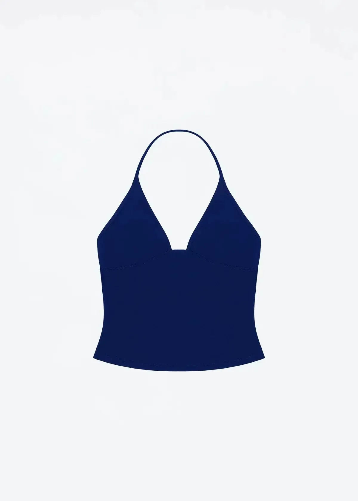 Tank Vest Deep V Halter Solid Color Basic Sleeveless Top Soil Brown Camisole — image 8