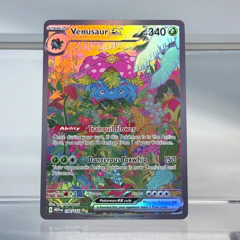Holographic Game Trading Collection PTCG Proxy Cards Charmander (SV) Pikachu Flareon EX Single PKM Foil Card Venusaur EX — image 15
