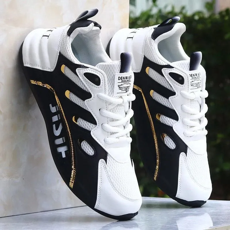 Men's Outdoor Sneakers / 1 Pair Sports Casual Running Shoes Thick Soles / Suitable for Young People Fashion Trends Outdoor Outings Daily Casual Wear