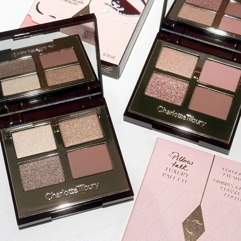 Charlotte Tilbury Brand Makeup 4 Farver Øjenskygge Disc 5,2g Pude Talk Nature Let at farve Foundation Øjenskygge Kosmetik — image 3