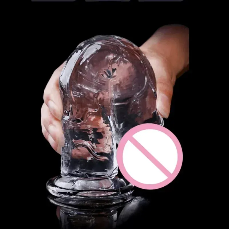 7 Sizes Realistic Clear Dildo XL Silicone Penis with Suction Cup Plugs for Women Masturbation Anal Adults Gay Sex Toys 18 G-spot — image 2