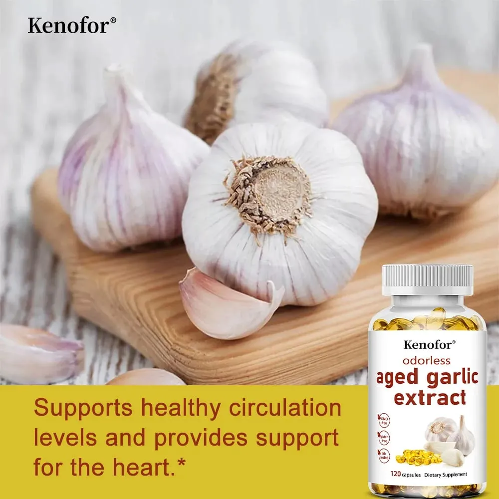 Aged Garlic Extract-odorless Supports Heart Health Supports Respiratory and Immune Health Cleansing and Detoxification — image 2