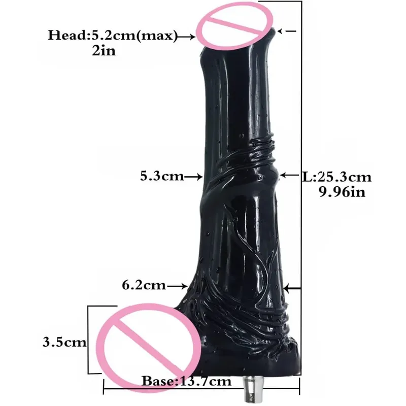 Rough Beast Vac-u-Lock Horse dildo for Sex Machine Silicone/VAC Penis Big Anal plug Adult Masturbator Clit Stimulate Sex Toys — image 15
