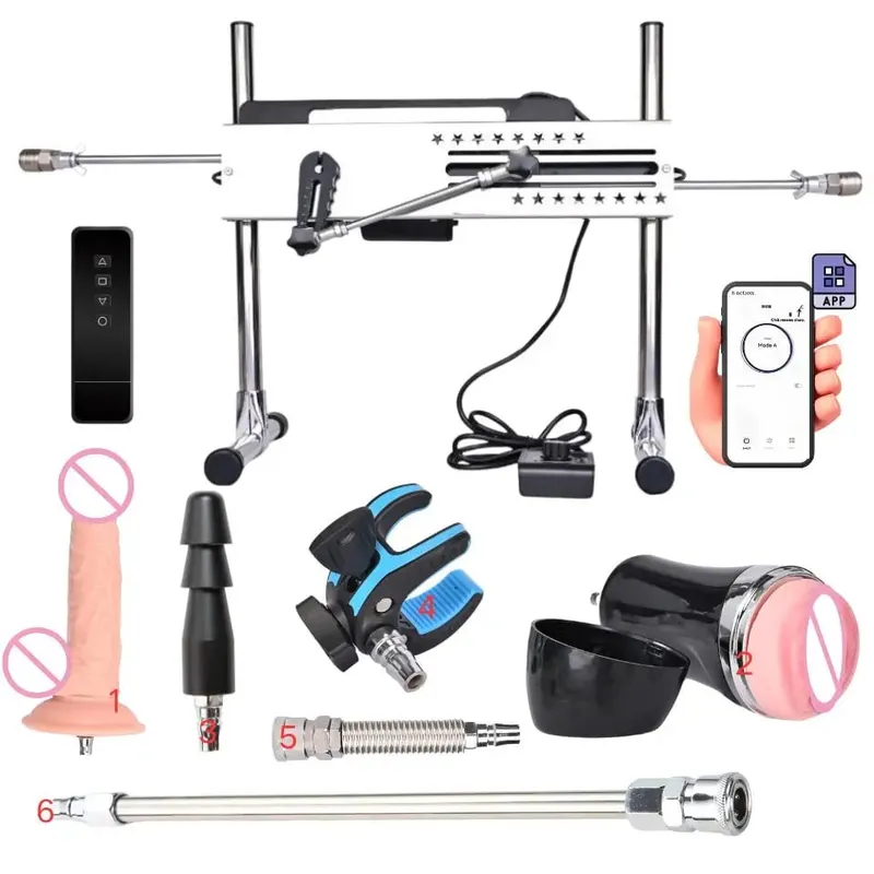 Rough Beast APP Control Makapangyarihang Sex Machine para sa Babae at Lalaki Masturbesyon Love Machine na may Dildo Toy Shop Penetration Sextoys — image 17
