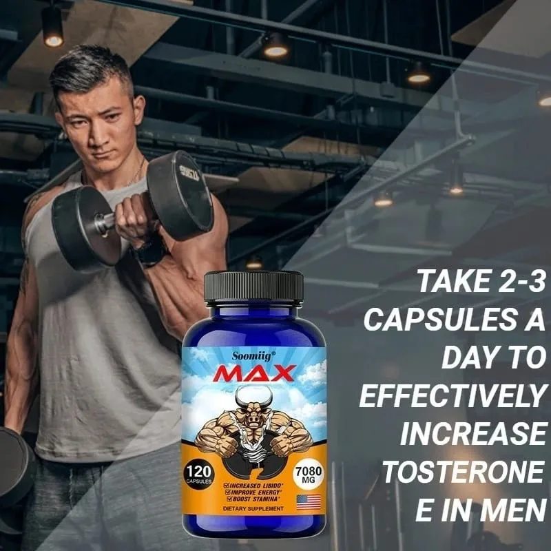 Male Supplement - Support Men Healthy Enhancing Long Lasting Powerful Supplement Capsules — image 4