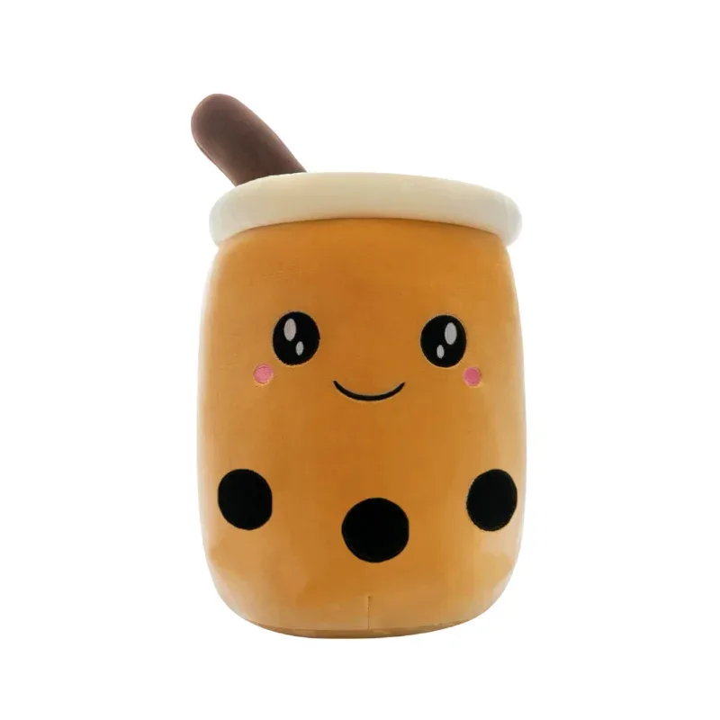 Sød udstoppet Boba Plys Bubble Tea Real-life Bubo Mad Mælkekop Plyspude Blød Kawaii Plyslegetøj Gaver til børn Voksen 24CM~ — image 8