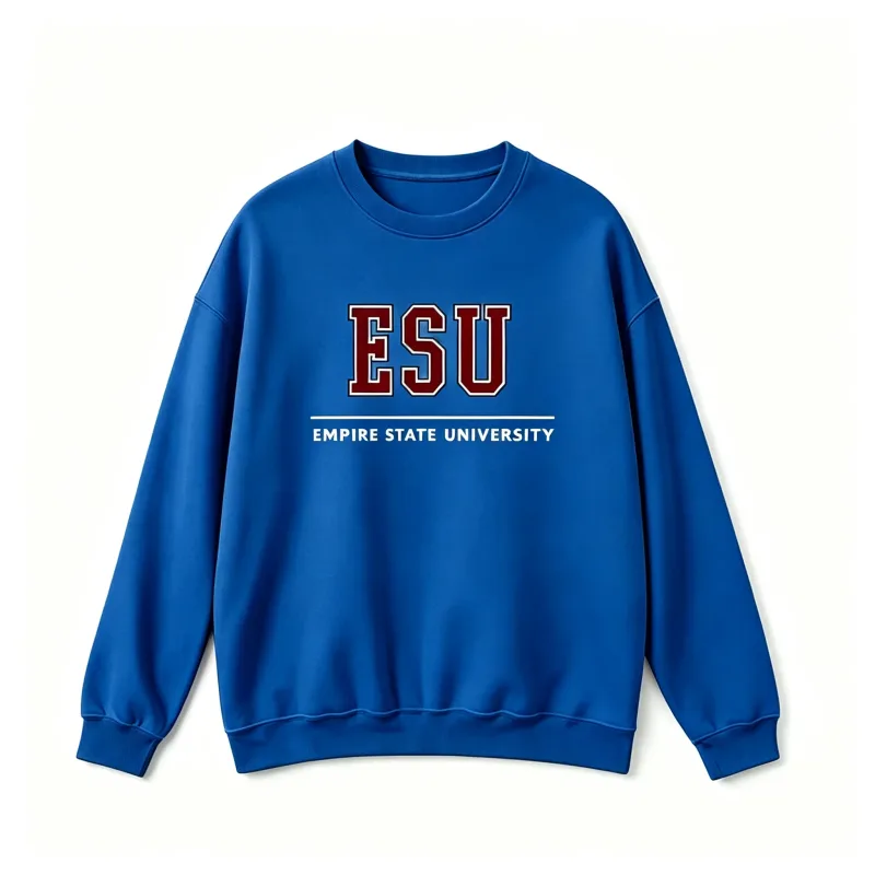 2026 new ESU Empire State University Hoodie Sweatshirt Brand New Day Merch Peter Hoodies Unisex Spring and Summer Long Sleeve