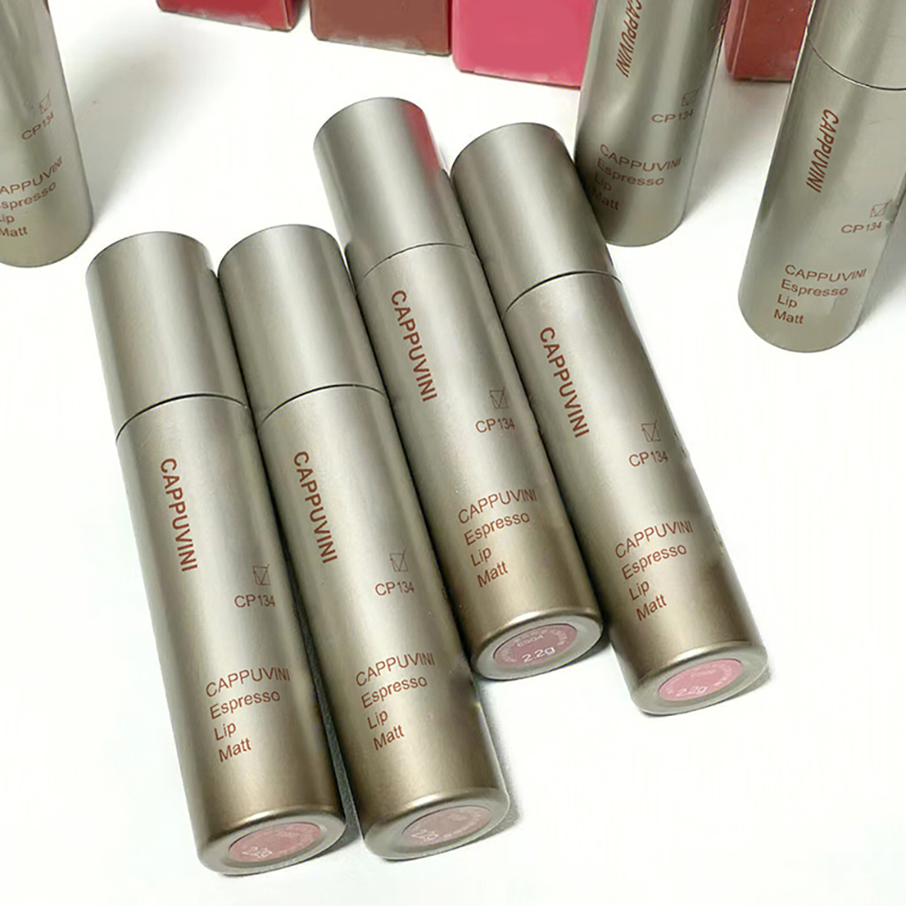 Cappuvini Espresso Matte Lipstick Velvet Lip Glaze Waterproof Long-lasting Texture Smooth Glossy Makeup Setting Lip Color — image 7