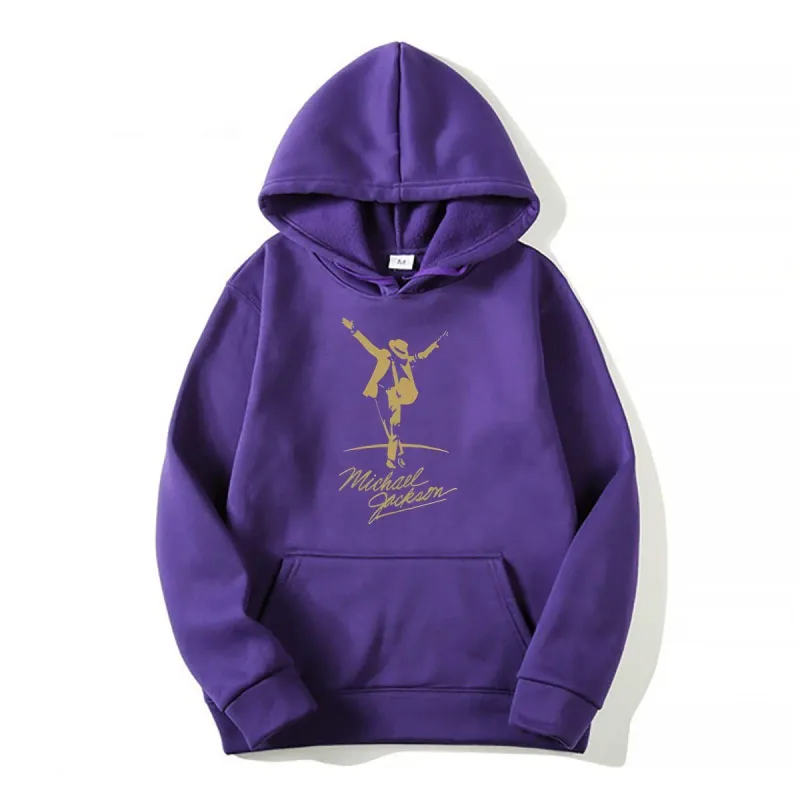 Moletons masculinos Michael Jackson Gold