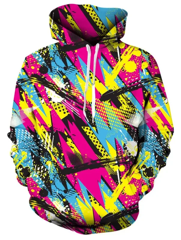 Men's Hoodies Animal Cat Print 3D Patternv Hooded Autumn Pullover Sweatshirt na May Pocket Hoodie Streetwear Maluwag Kumportable — image 5