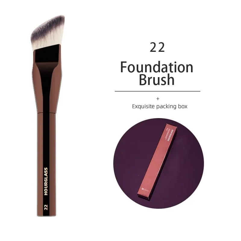 Angled Liquid Foundation Brushes Foundation Cream Brush Blush Brush Base Make Up Tool-022