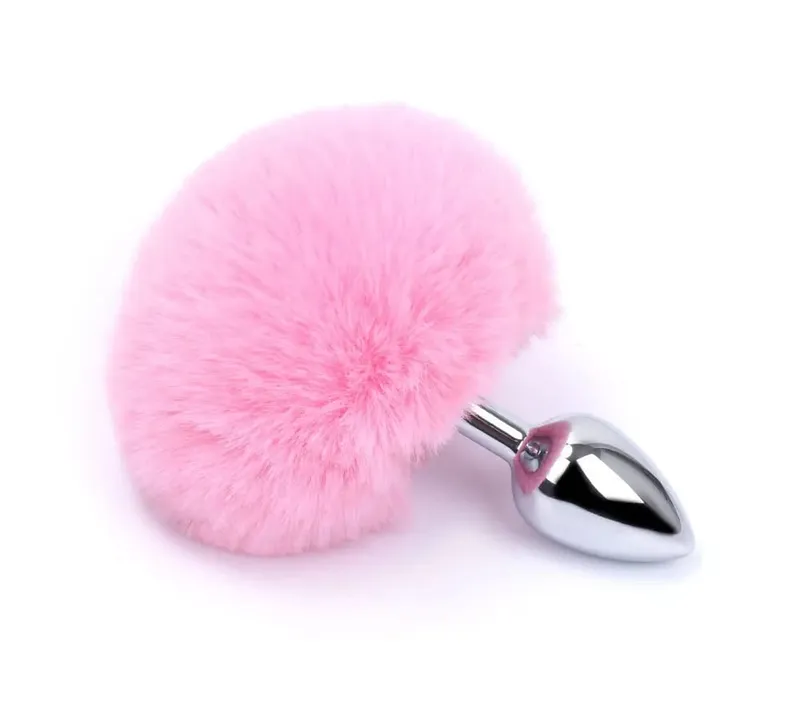 Rabbit Tail Fox Tail Anal Plug Metal Butt Plug Prostate Massager BDSM Cosplay Erotic Sex Toys For Women Couples Adults Sex Game