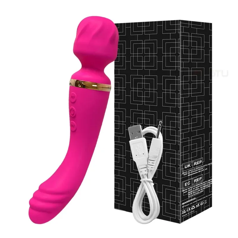 Vibrador varinha av 2 em 1 para mulheres, estimulador de clitóris e ponto g, massageador de mama, masturbador feminino, brinquedo sexual para mulheres — image 11