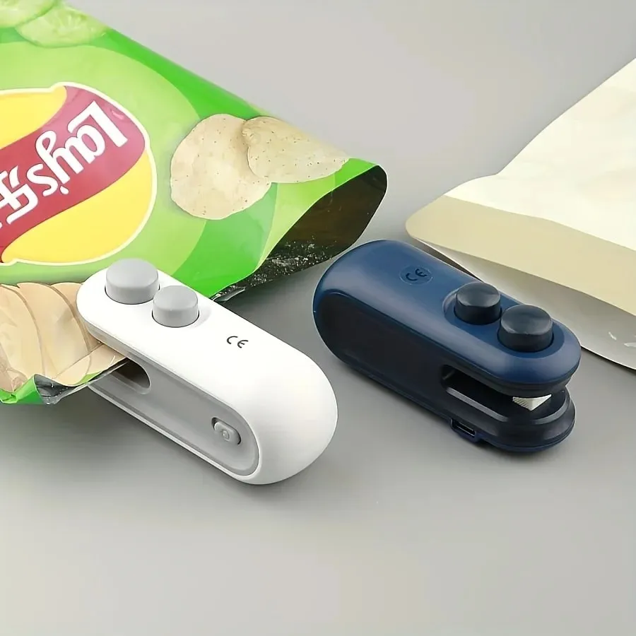Silent & Portable Snack Bag Sealer (2-Pack with USB Cable). The Essential Chip Clip for Home and Camping. Reusable and Efficient — image 8