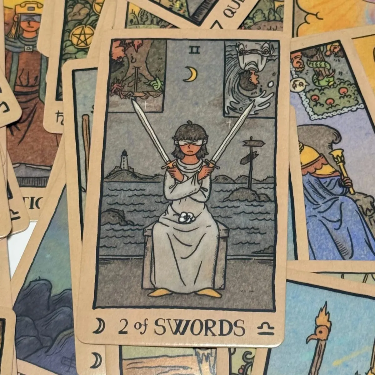 Akashic Eye Tarot cards Englsih Portable Edition Easy-to-Read Guide Great For Beginners Divination Meditation & Party Games — image 5