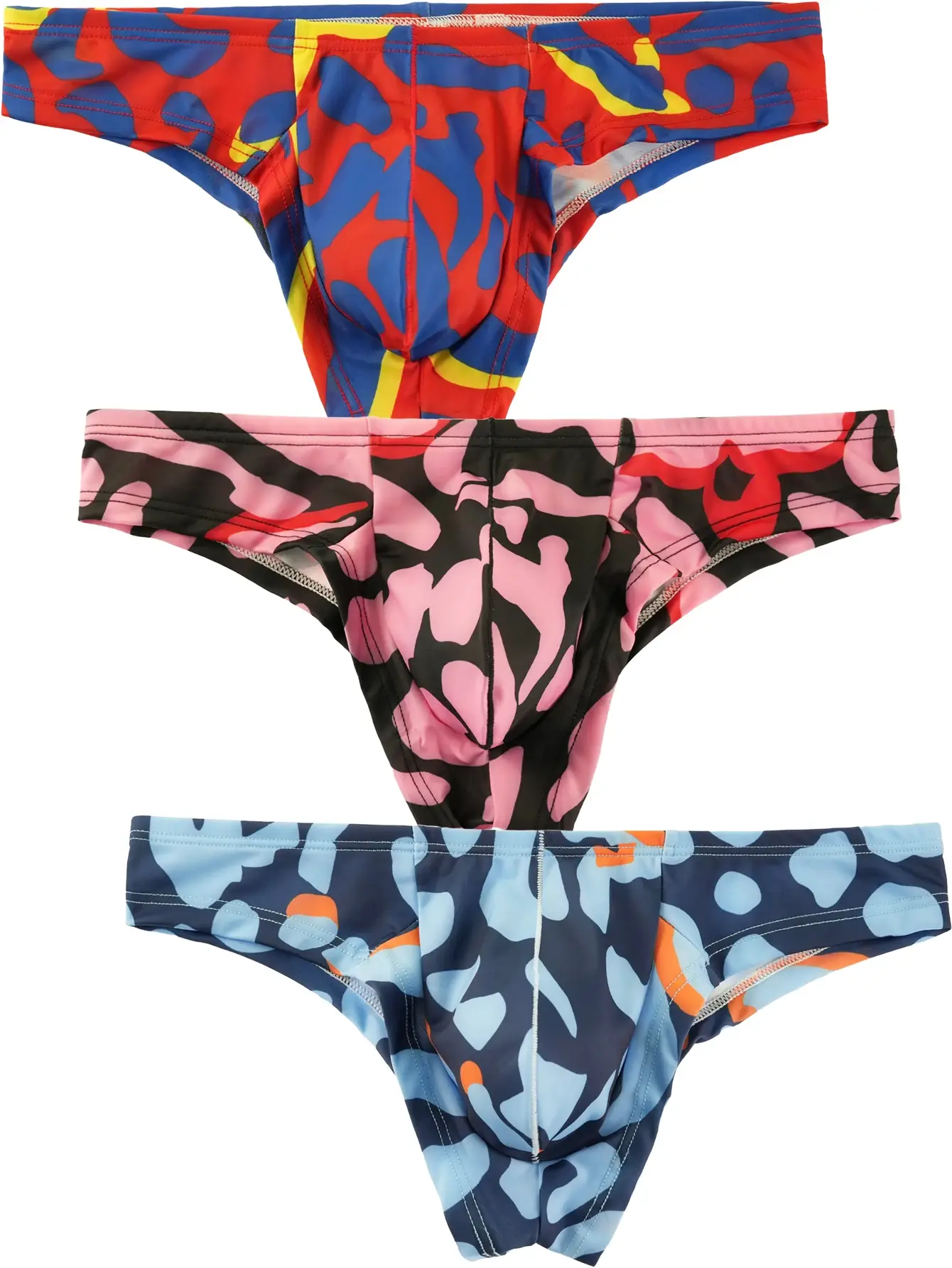 3pcs New Fashion Men Boxer Sexy Mens Boxers Underwear Briefs Cueca Masculina Ropa Interior Hombre Calzoncillos Slip Sous K90 — image 2