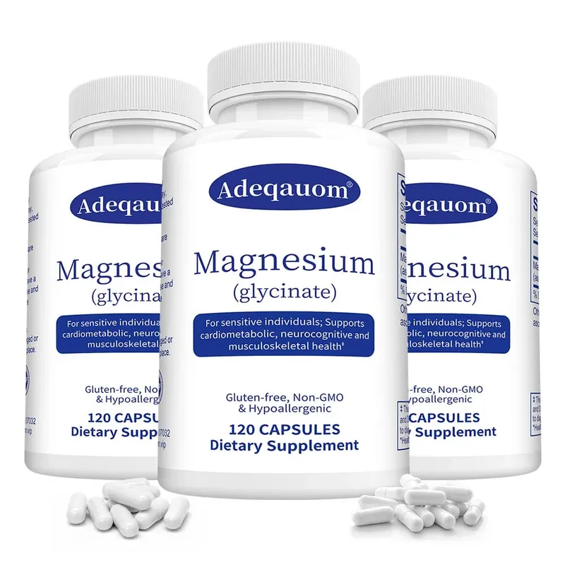High Absorption Magnesium Glycinate Capsules – Dietary Supplement for Calm Support & Sleep for Adults — image 11
