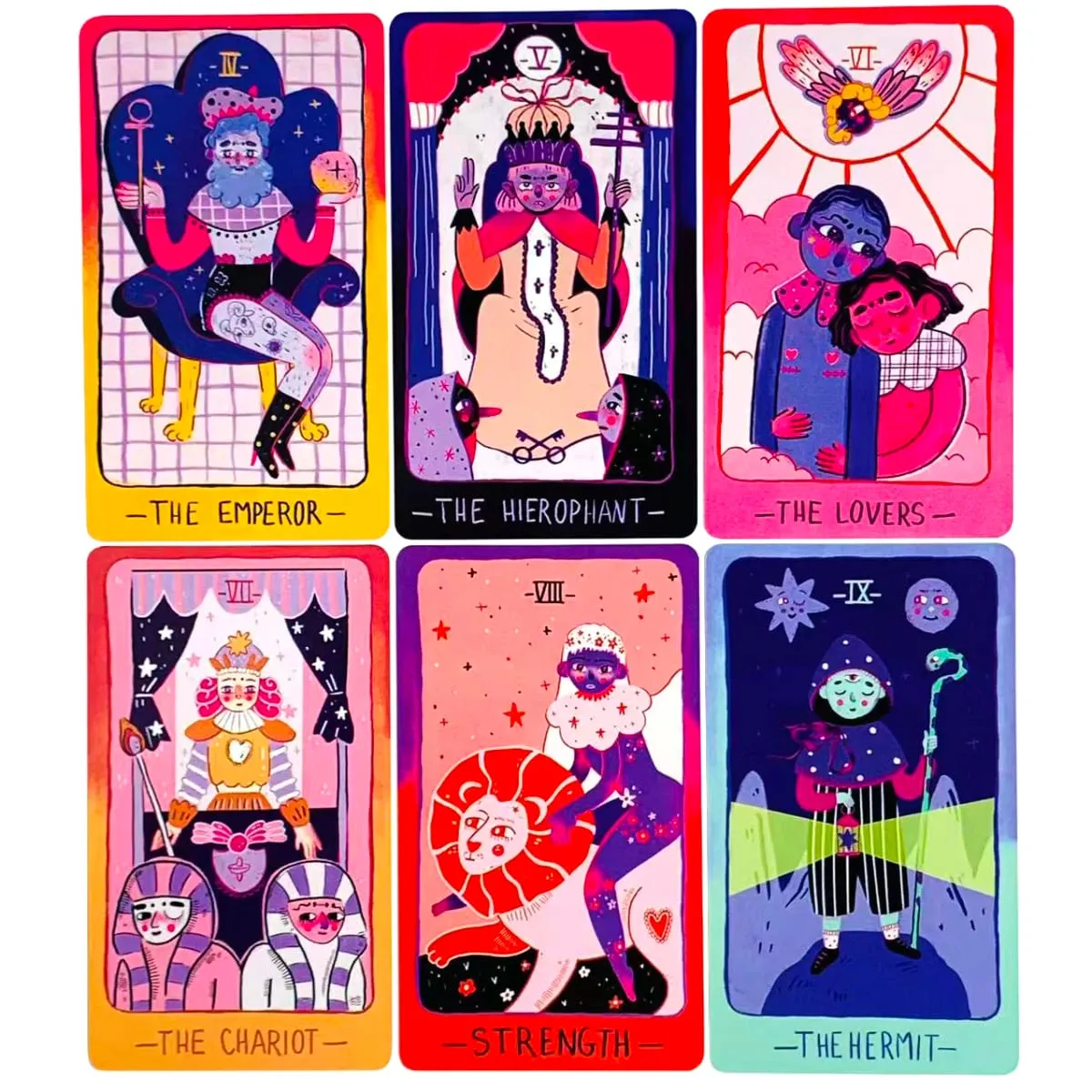 Pastel Prism Tarot Cards 78 Pcs Cards Imbued With The Soothing Tones Of A Pink and Sky-blue Color Palette Divination Cards Game