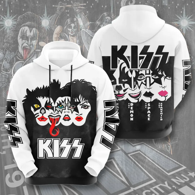 2026 Hot Rock Kiss Hoodies 3D Printed Men Women Funny Long Sleeve Sweatshirt Shirt Street Man Hoodies Tops Y2k Hoodies — image 8