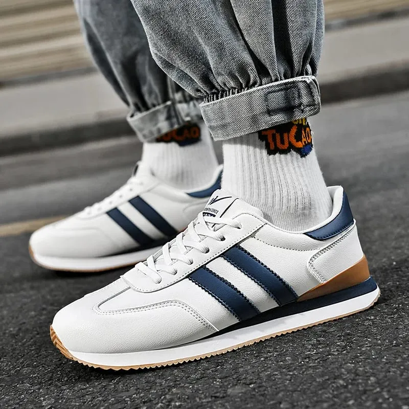 2026 Men Retro Sneakers Casual Shoes White Green Fashion Comfortable Daily Footwear — image 3