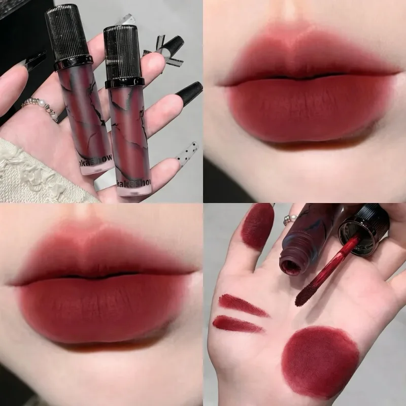 Marmor Matte Lip Mud Velvet Soft Fog Lip Tint Langlebige Antihaft-Cup-Lippenkosmetik — image 11
