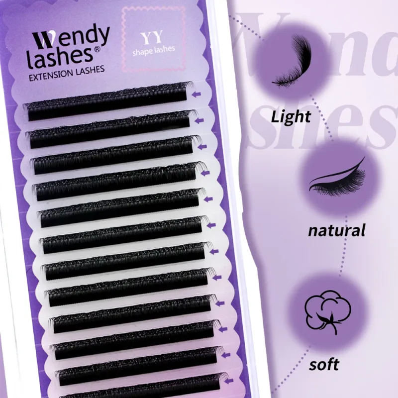 Wendy Lashes YY kształt przedłużanie rzęs automatyczne kwitnienie w kształcie litery W Bloom 3D 4D 5D 6D 8D gotowe materiały czarne rzęsy Cilios 5D — image 4