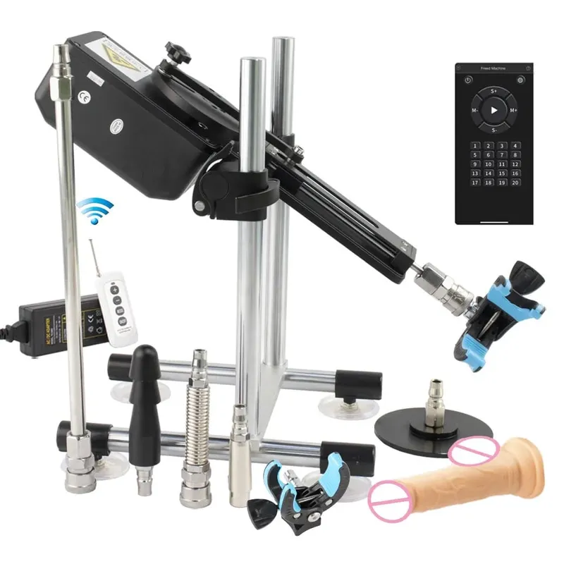 70W Sex Machine With Dildo Attachments Vibrator Sex Toys for Couples Adult Men Women Vagina Female Masturbation Sextoy