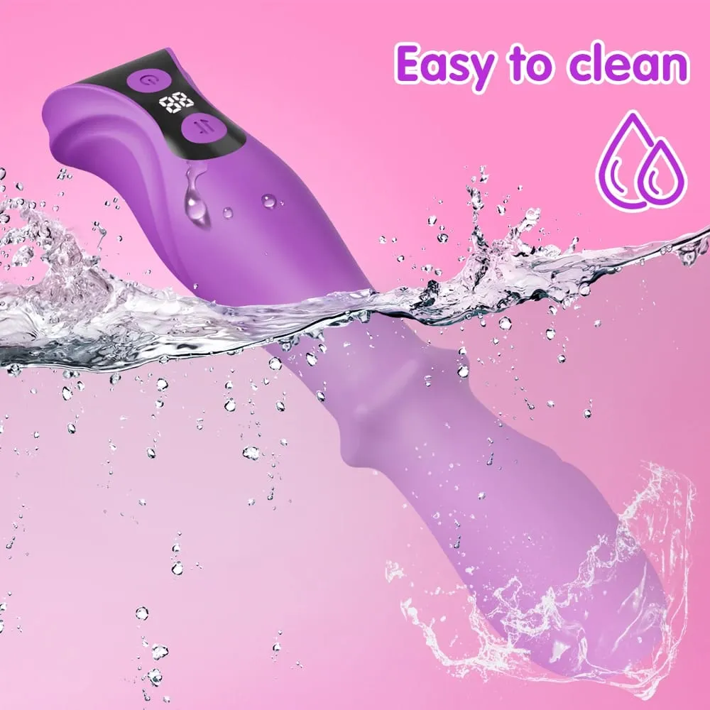 Vibrador telescópico 3 em 1 para mulheres, estimulador de clitóris e ponto g, contas de impulso, masturbação feminina, brinquedos sexuais adultos — image 4