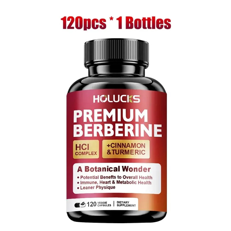 Cápsulas de berberina suportam açúcar no sangue, coração, metabólico, digestivo, saúde, gerenciamento de peso, desintoxicação do fígado, antioxidante imunológico — image 7