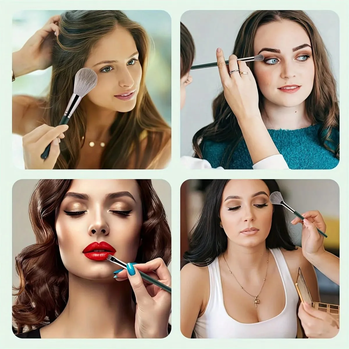 14 Professional Makeup Brushes That Can Create A Variety Of Looks Suit Different Styles Are Clean And Help Reduce Breakouts. — image 6
