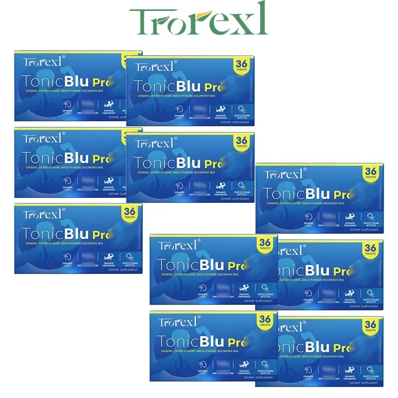 36-360 Comprimidos Azuis Comprimidos Produto de Saúde Men Power Fórmula Clinicamente Comprovada