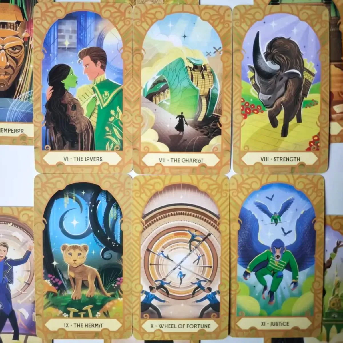 Wicked Tarot Deck - Full 78-Card Traditional Tarot Set Fantasy-Themed Divination Cards for Beginners and Collectors — image 2