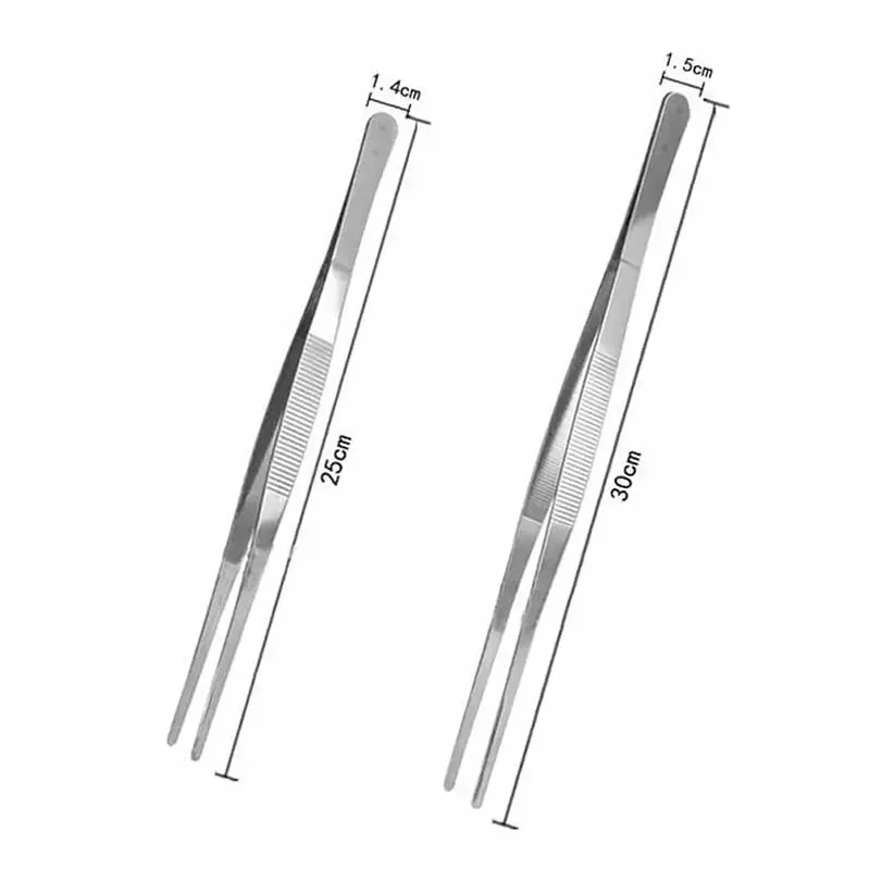 Stainless Steel Multifunction Barbecue Tongs Food Clip BBQ Kitchen Gadgets Cooking Tweezers Buffet Tool CFQJ006 — image 17