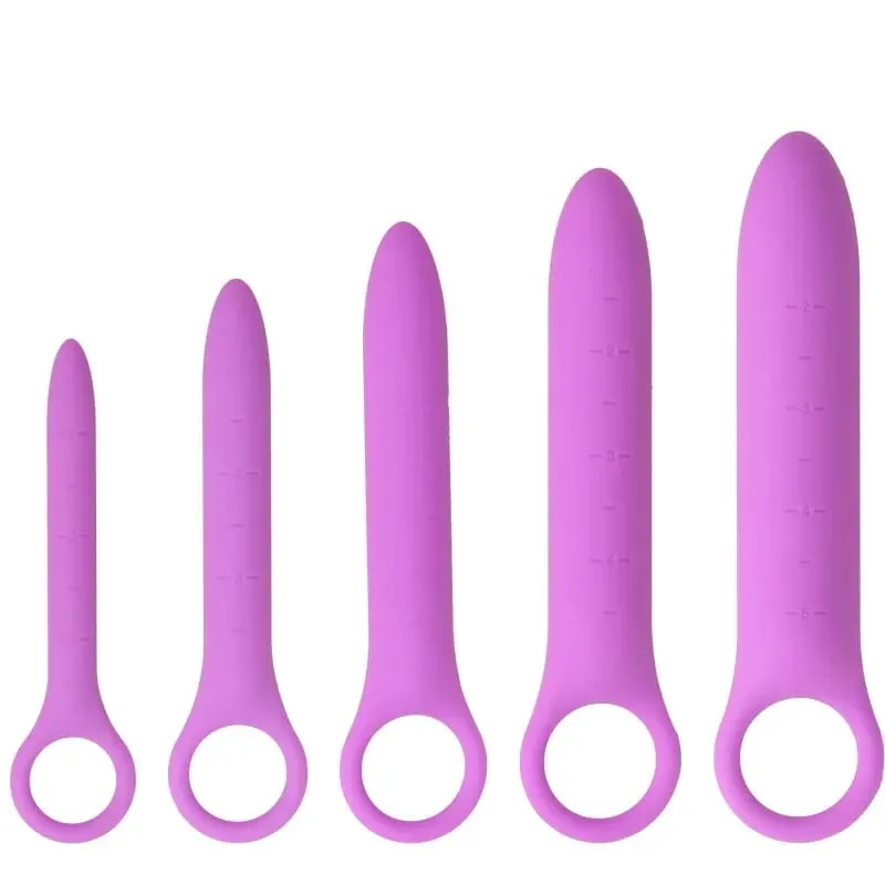 5pcs/Set Soft Silicone Anal Plugs With Scale Beginner Anal Stimulator Trainer Sex Play Toy Back Court Female Flirt Butt Plug — image 5