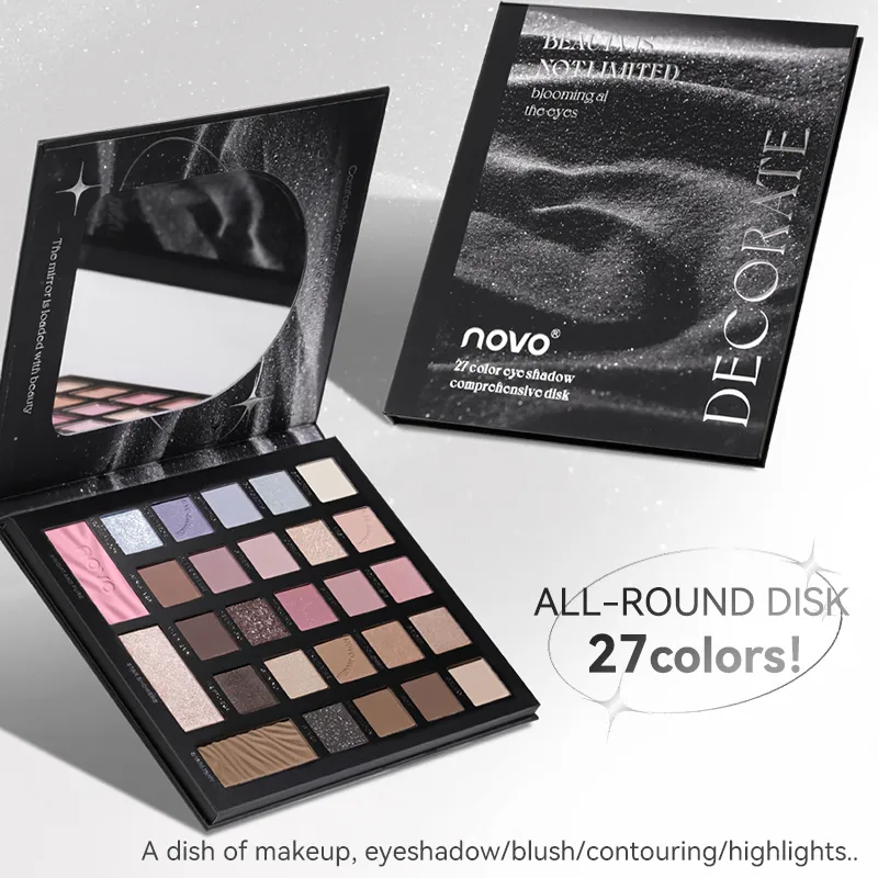 27-Shade Mult Eye Shadow Matte Pearlescent Glitter Large Plate Blush High-Gloss Multi-Functional Contouring New Style — image 1