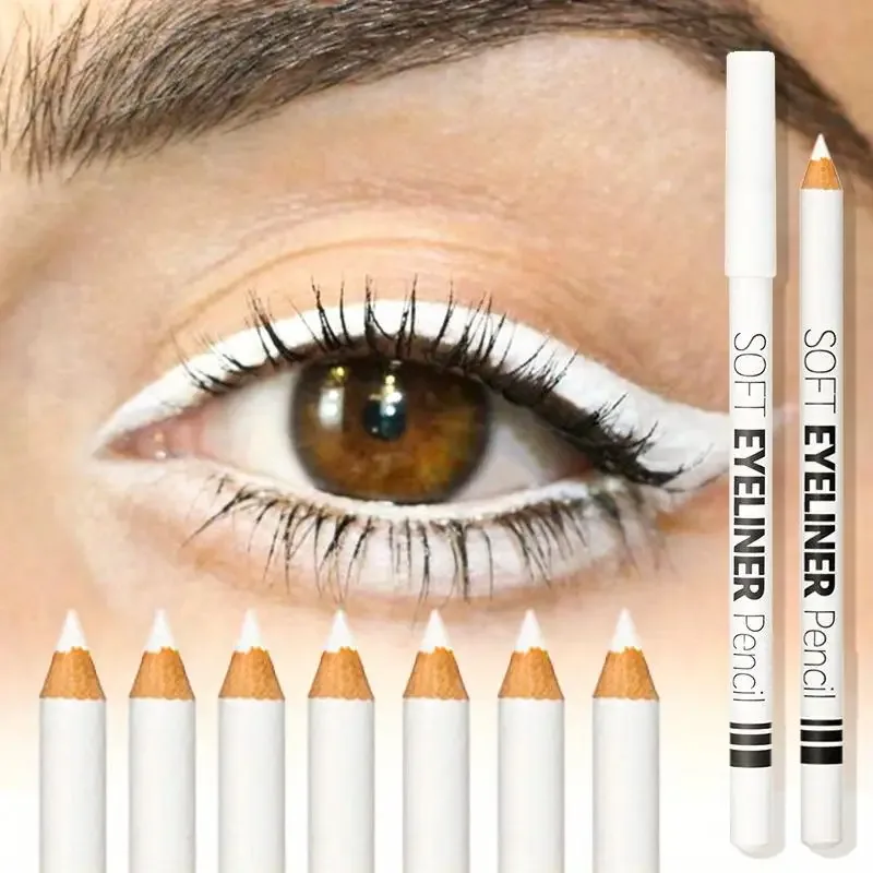 Matte White Wood Eyeliner Eyeshadow Pen Waterproof and Smudge-proof Easy To Use for Beginners Suitable for All Skin Types — image 5