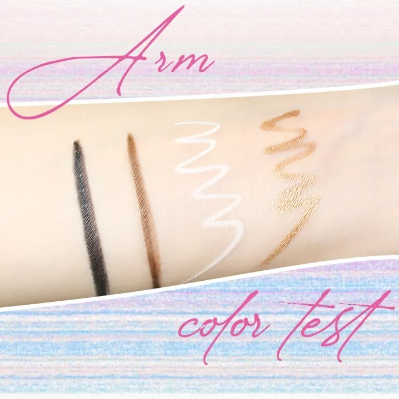 Waterproof Black White Eyeliner Pencils Long-Lasting Smudge-Proof for Bold Eye Makeup Easy Glide Formula Eye Liner Cosmetics — image 4