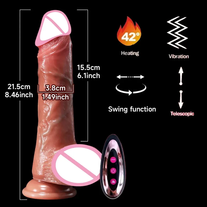 Vibrador realista para mulheres, masturbação, plug anal, penetração, impulso anal, pênis, vibrador, sexy, brinquedos sexuais adultos — image 12