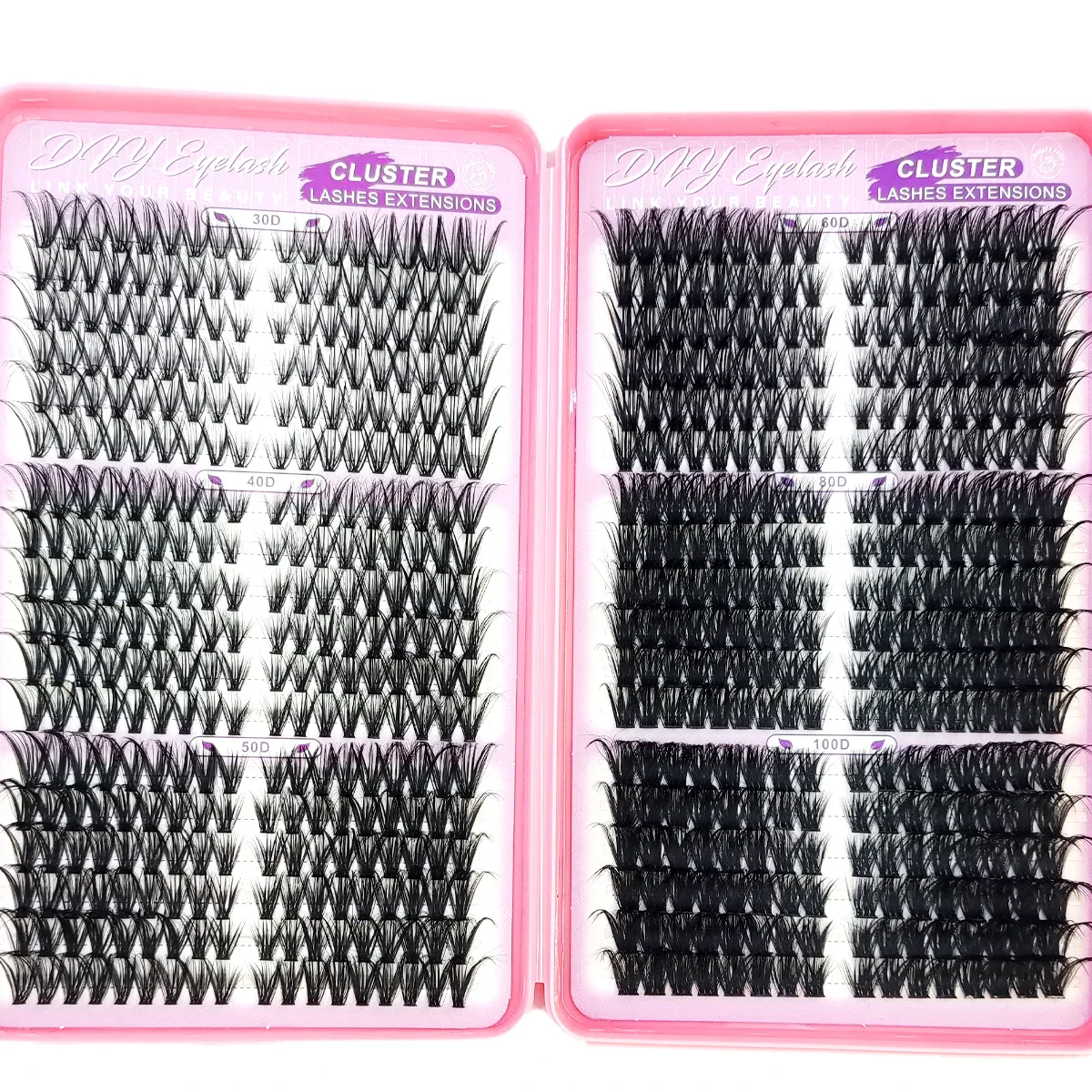 36 row fluffy eyelash bundle left and right eyelashes extended 30-100D independent eyelashes cat eye eyelash extension — image 5