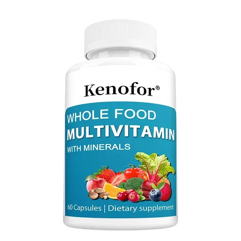 Cápsulas multivitamínicas contêm biotina e magnésio para antioxidantes, ajudam a aumentar a energia da função imunológica e a saúde imunológica — image 8