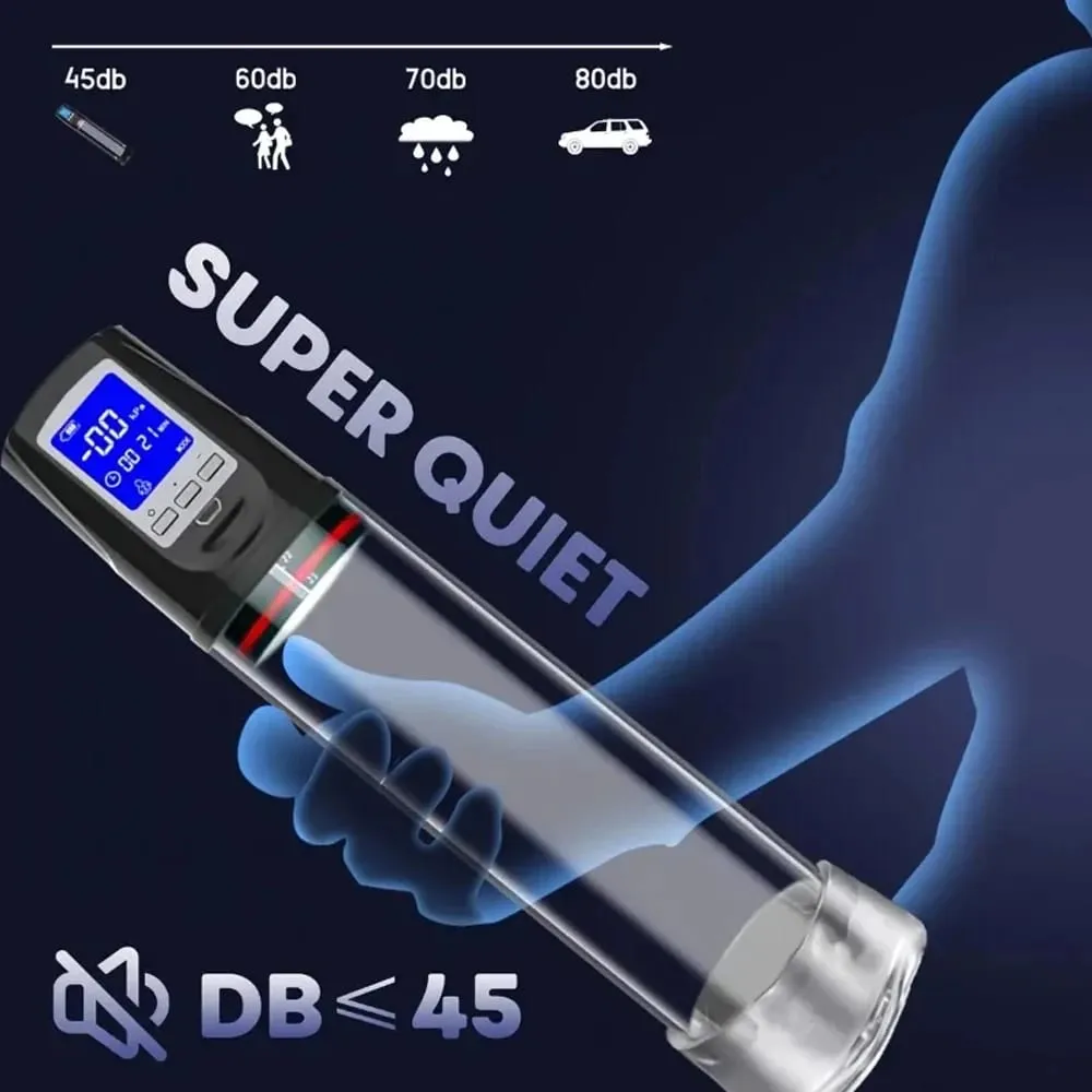 Automatic Penis Pump Suction Vacuum Male Masturbation Penis Extender Dick Erection Enhancement Trainer Adults Sex Toys — image 5