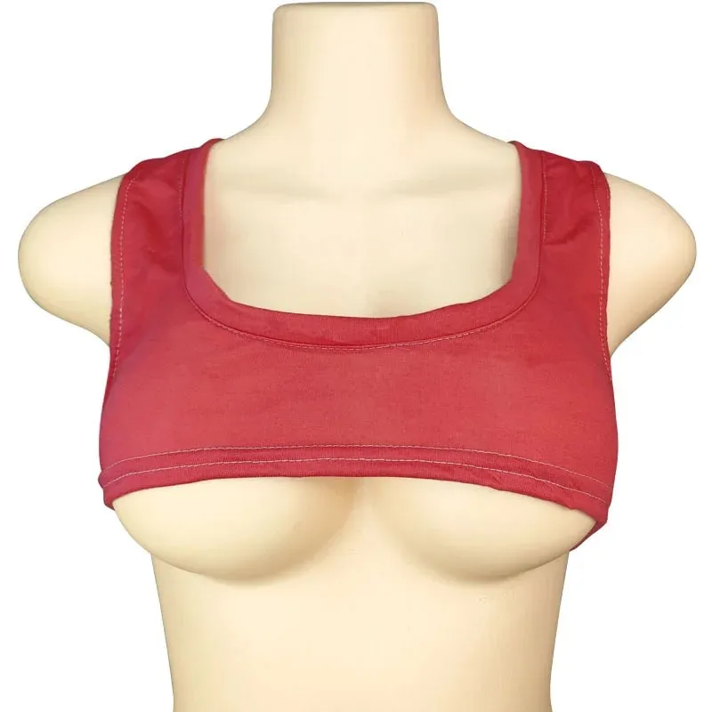 Y2k European and American Low Round Neck Ultra Short Sleeveless Vest T-shirt Sexy Chest Hugging and Navel Exposed Vest — image 16