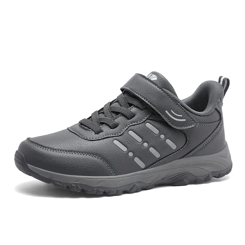 Men's Sneakers Waterproof Comfortable Durable Walking Shoes Classic Solid Color Outdoor Camping Casual Shoes Chunky Sneakers — image 2